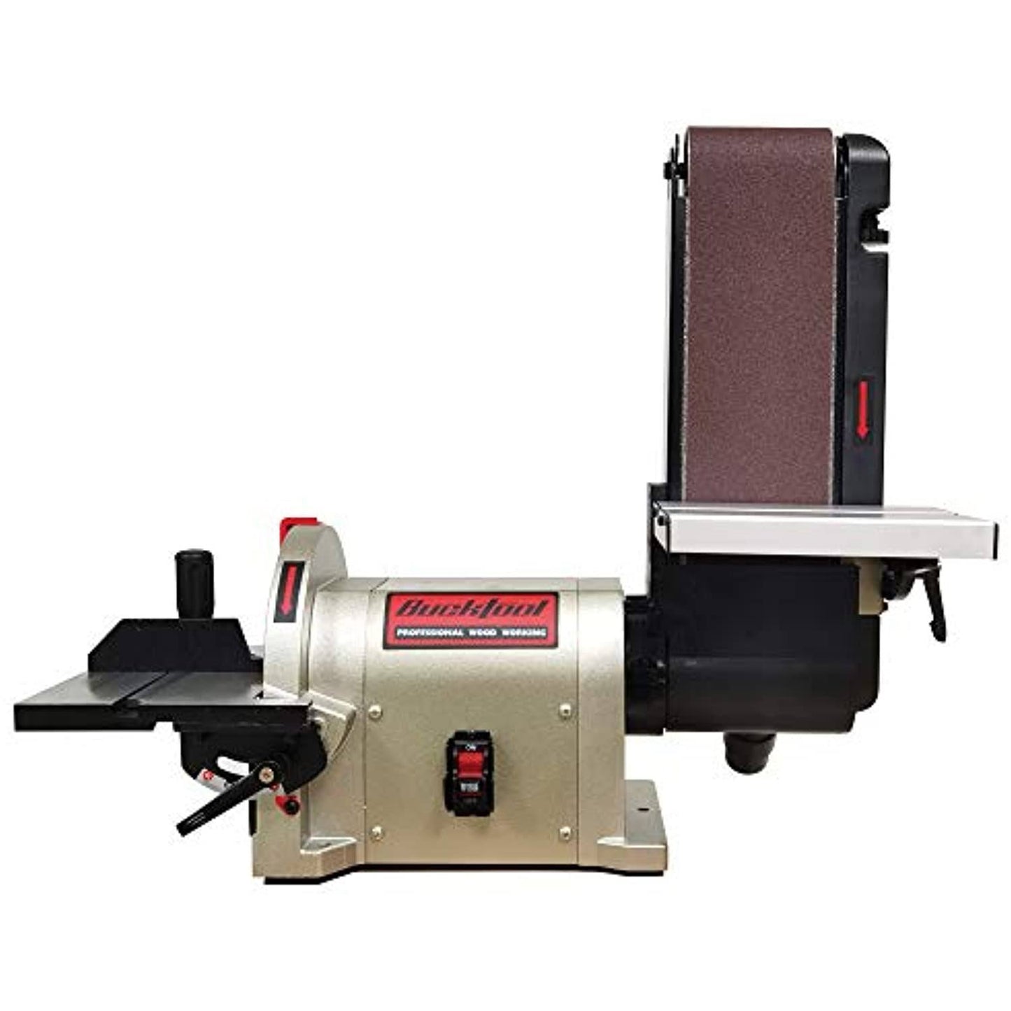 BUCKTOOL BD4801 Bench Belt Sander 4 in. x 36 in. Belt and 8 in. Disc