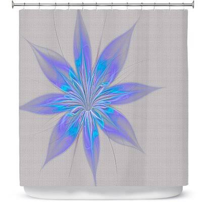 Silk Flower Light Single Shower Curtain East Urban Home