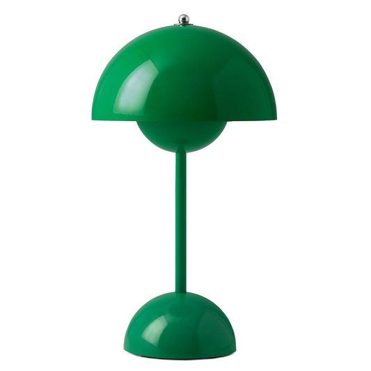 u0026Tradition Flowerpot VP9 Portable Table Lamp, Signal Green