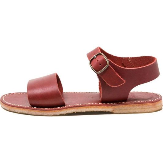 Duckfeet Unisex Lokken Sandal, Size: 39, Granate Leather