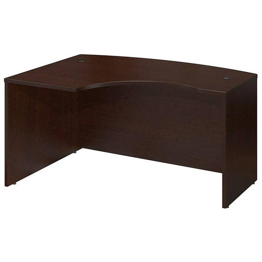 Bush Business Furniture Series C Left L-Bow Desk Shell, Mocha Cherry