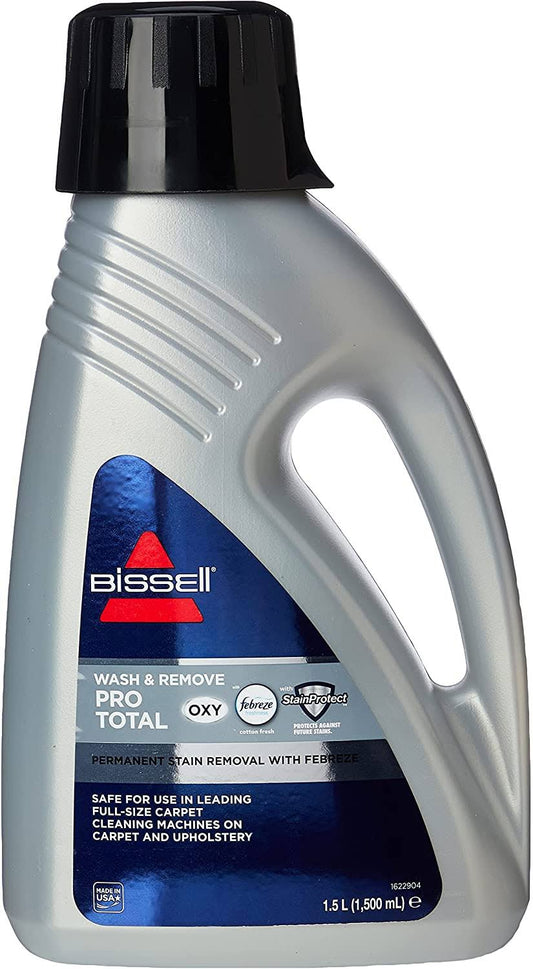 Bissell Wash Remove Pro Total Formula | for Use with All Leading Upright Carpet Cleaners | 2212E