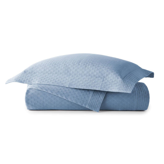 Peacock Alley Chambray Alyssa Matelasse Coverlet -Full/Queen