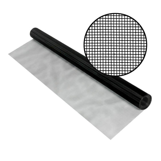 Phifer 48 in. x 50 ft. Aluminum Screen for Tiny Insects, Black