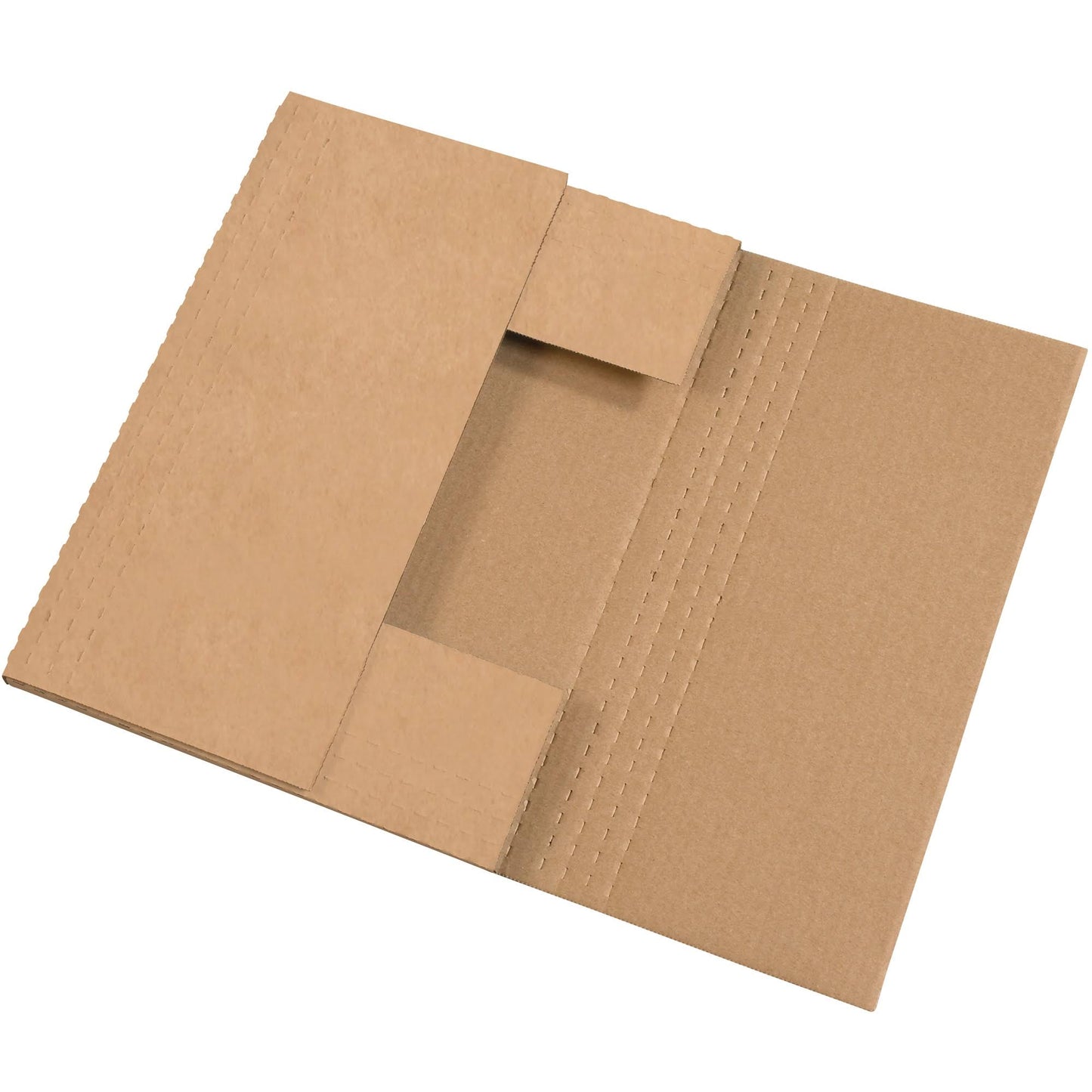 17 1/4x22 x 11 1/4x22 x 2x22 Kraft Easy-Fold Mailers, 50/Bundle