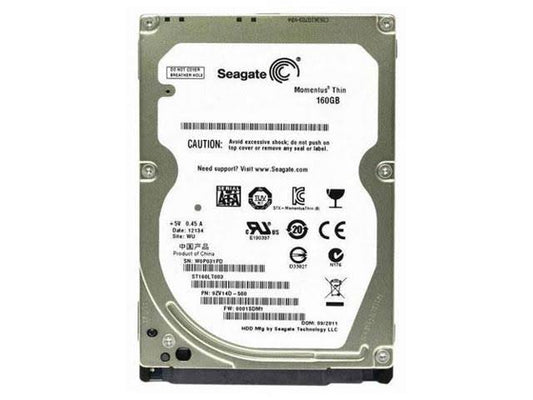 Seagate ST160LT003 Hard Drive Notebook Drives 160GB-5.4K RPM