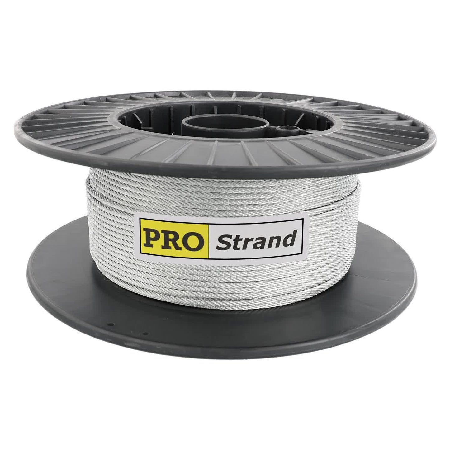 Pro Strand 1/8x22 x 250&, 7x19, Galvanized Cable Reel