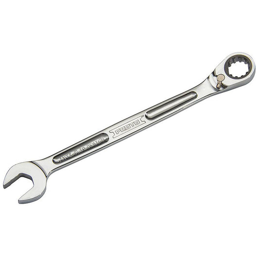 Proto JSCVM32A Full Polish Combination Reversible Ratcheting Wrench 32 mm - Spline