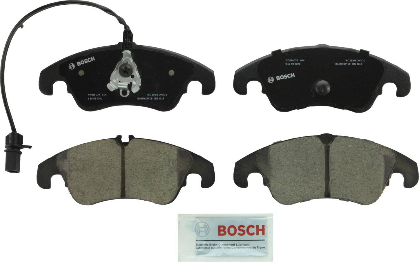 Bosch BC1322 QuietCast Premium Ceramic Front Disc Brake Pads