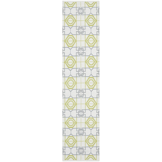 Safavieh Thom Filicia Tmf127b White - Grey 2 x 12 Runner Area Rug