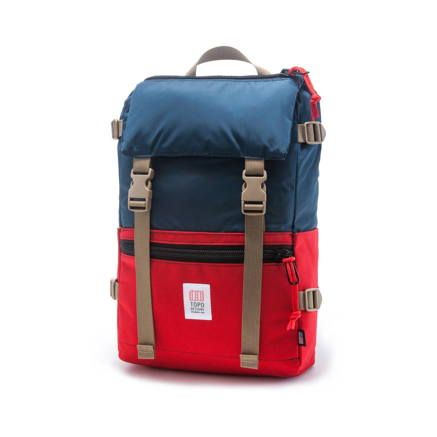 Topo Designs Rover Backpack - Red/Navy