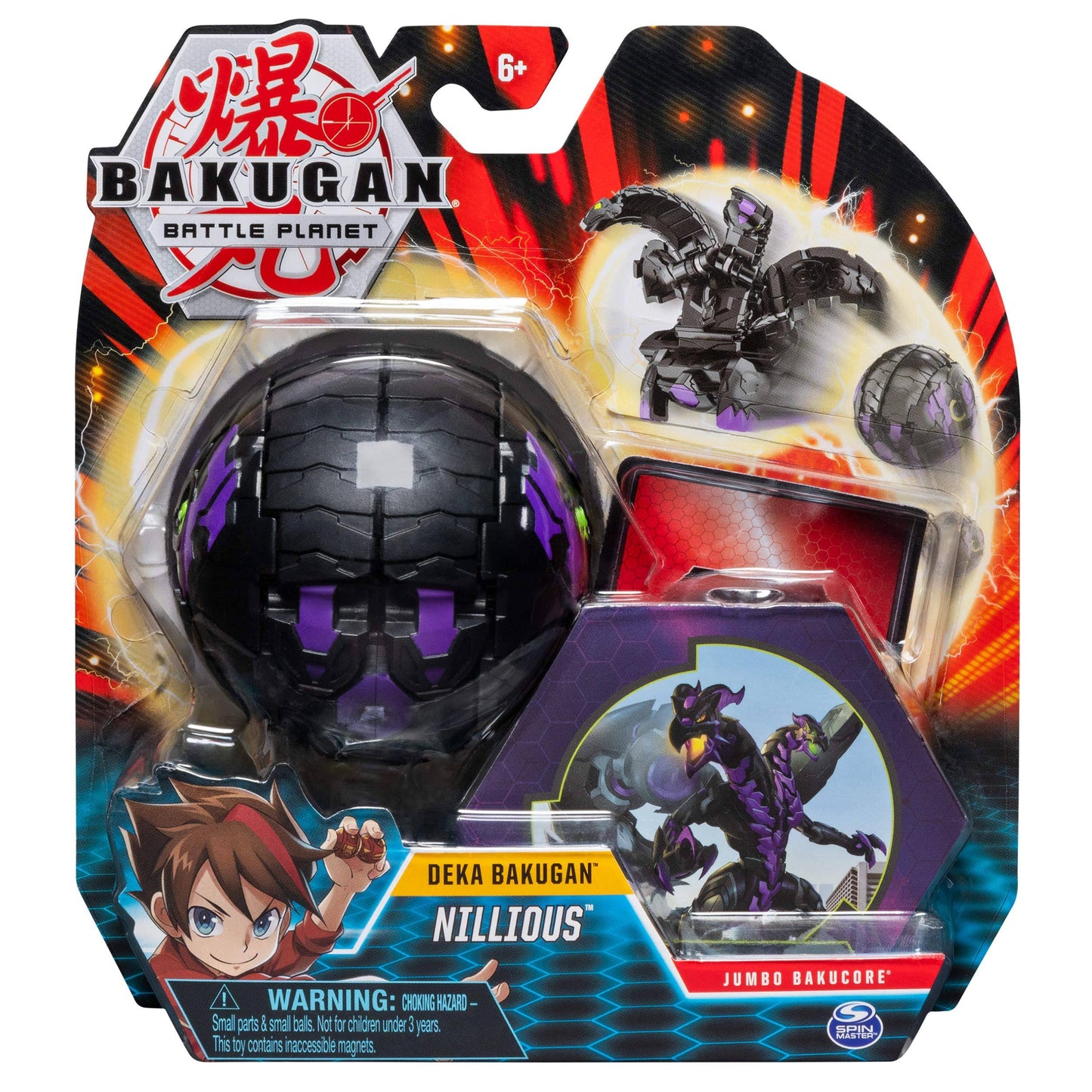 Bakugan Deka, Nillious, Jumbo Collectible Transforming Figure, for Ages 6 Up