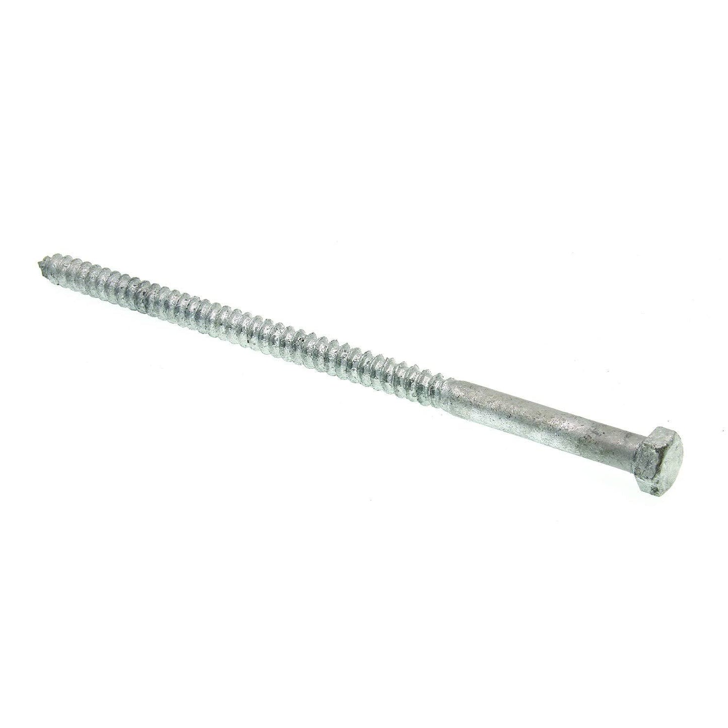 Prime-Line 3/8 in. x 8 in. A307 Grade A Hot Dip Galvanized Steel Hex Lag Screws (50-Pack)