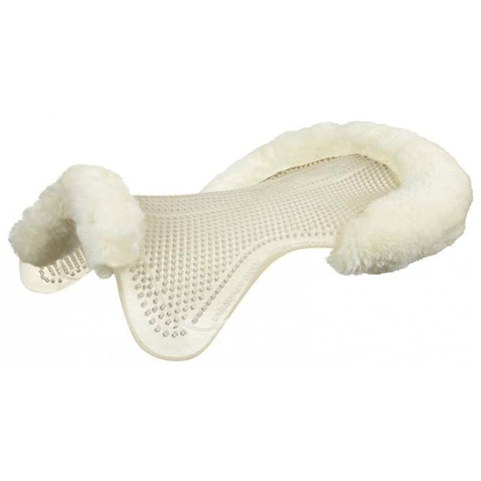 Acavallo Just Gel Lambskin Half Pad - White - Large