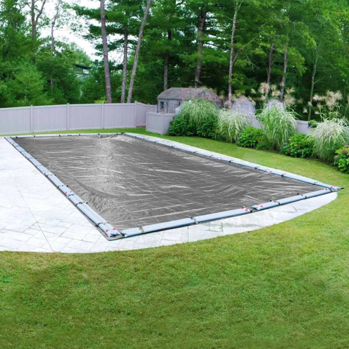 Pool Mate Platinum Silver Winter Cover for In-Ground Swimming Pools - 30 ft. x 60 ft. Pool