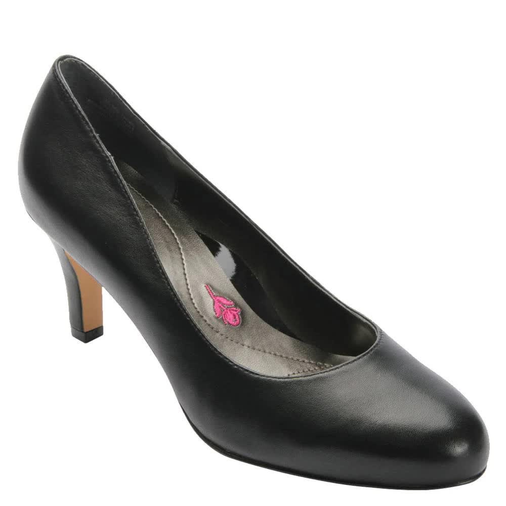 Ros Hommerson Womens Janet Pump, Size: 10 S, Black Leather