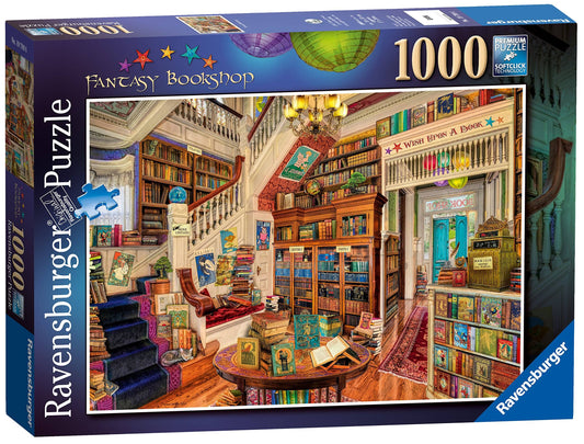 Ravensburger - The Fantasy Bookshop - 1000 Piece Jigsaw Puzzle