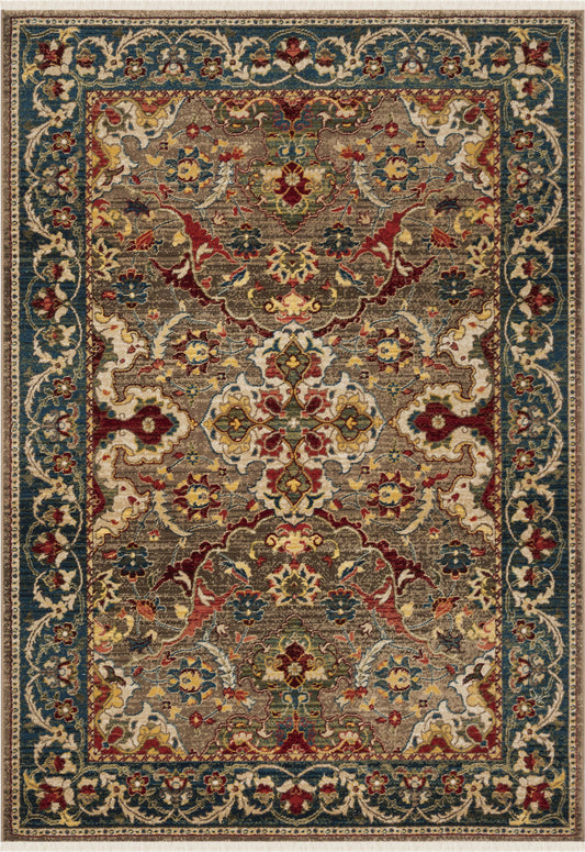 Safavieh Kashan Rug KSN307 Taupe / Blue, 8 x 10