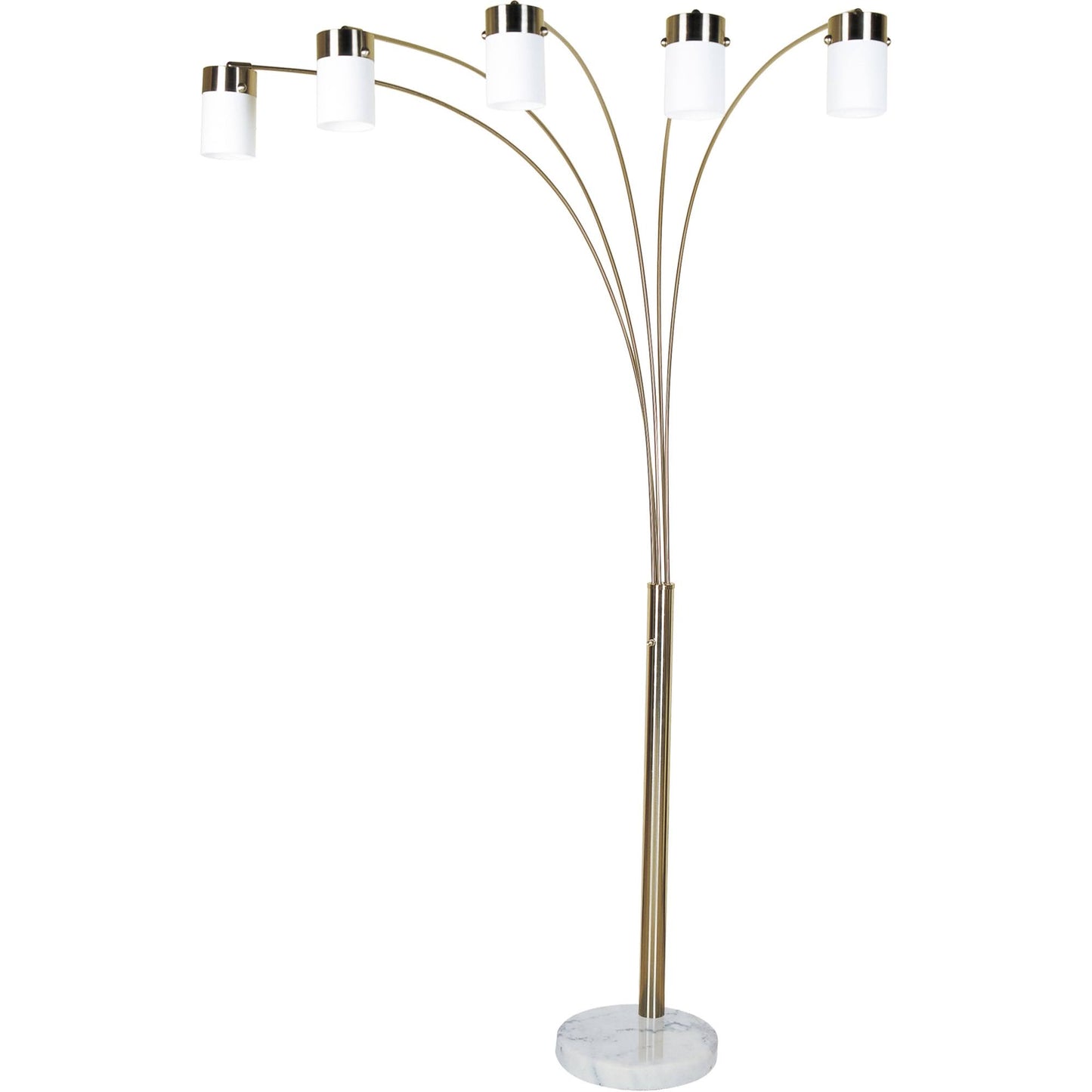 Ore International Steel Arch Floor Lamp