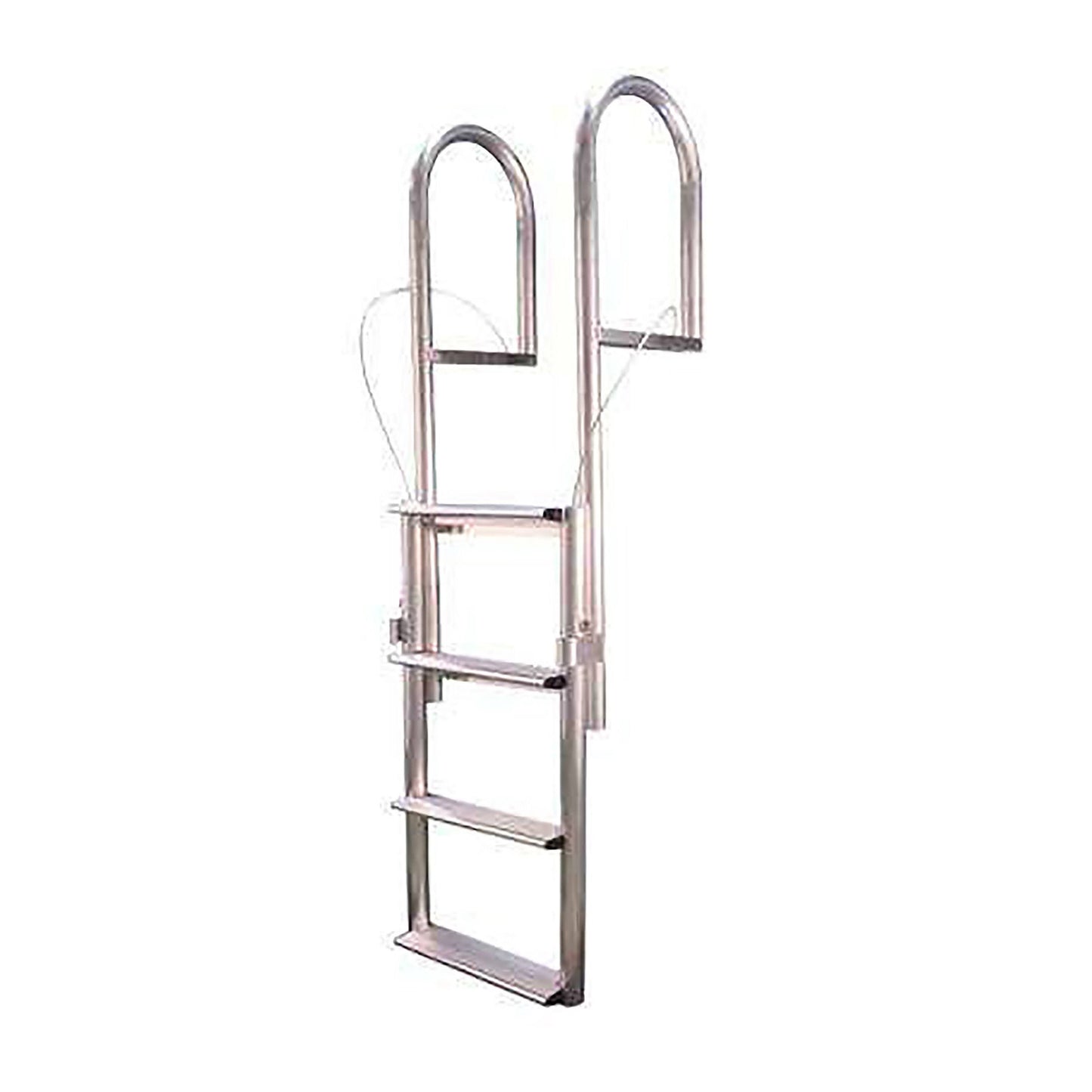 Tommy Docks 4-Step Wide Rung Aluminum Lifting Dock Ladder TD-40259