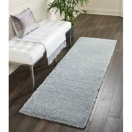 Charlton Home Parrish Silver Area Rug, Size: Runner 22 inch x 91