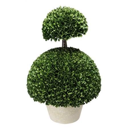 Darby Home Co Floor Boxwood Topiary in Pot