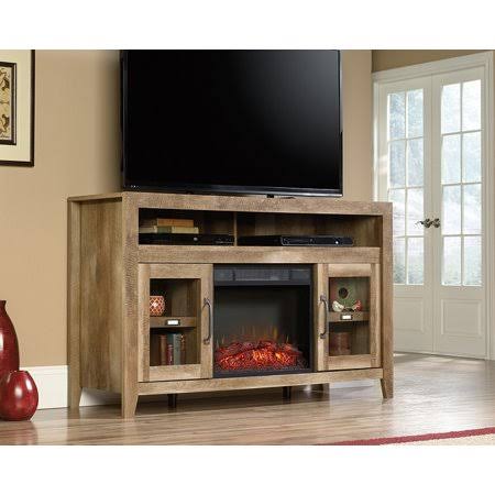 Sauder Stone Valley TV Stand, Craftsman Oak Finish