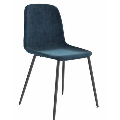 AllModern Ravi Upholstered Dining Chair Upholstery Color Sapphire