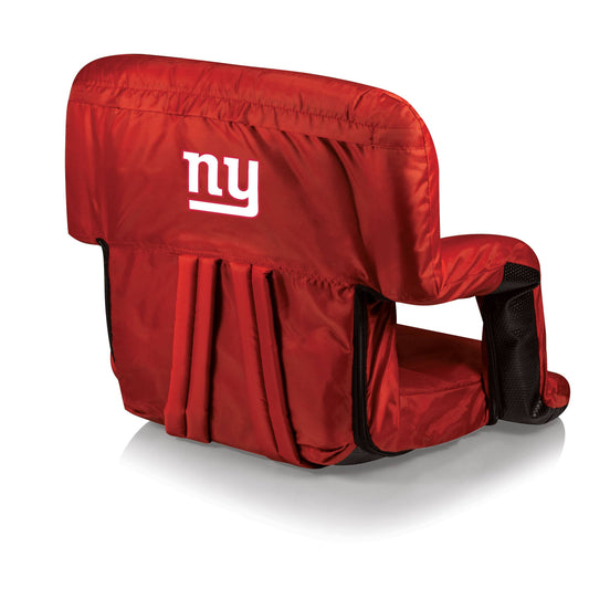 Picnic Time Portable Ventura Reclining Seat - New York Giants (Red)