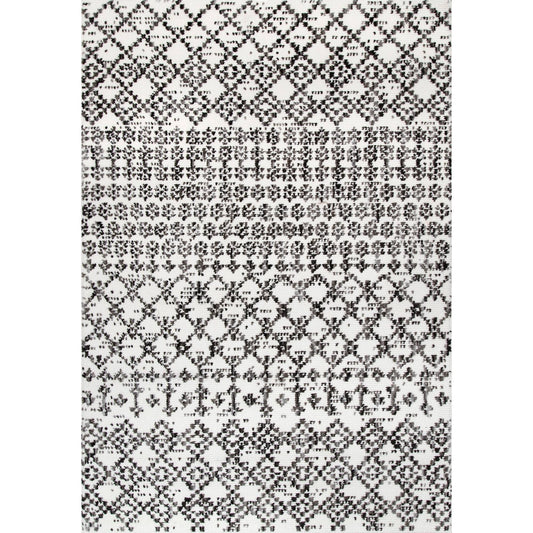 nuLOOM Rugs Contemporary Trellis Milly Gray 5 3