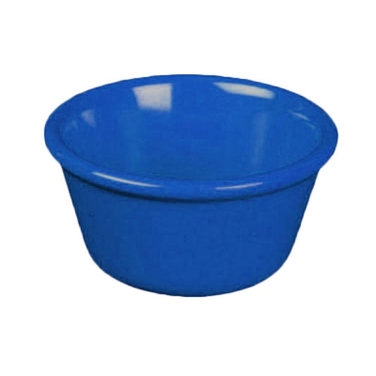 Cobalt Blue Melamine 4 oz. Smooth Ramekin by Thunder Group - ML538CB1