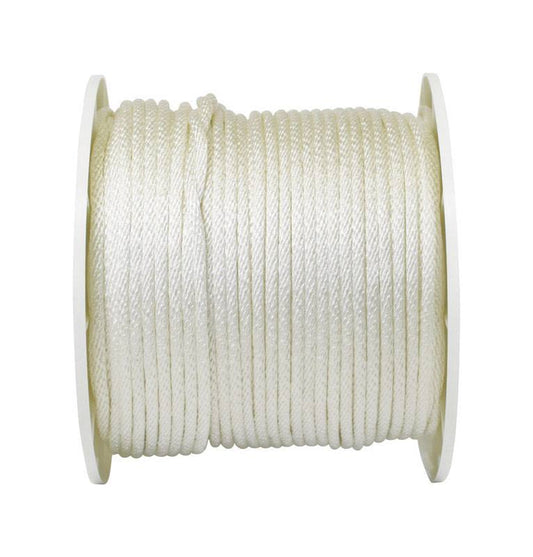 Wellington 5/16 in. D x 500 ft. L White Solid Braided Nylon Rope