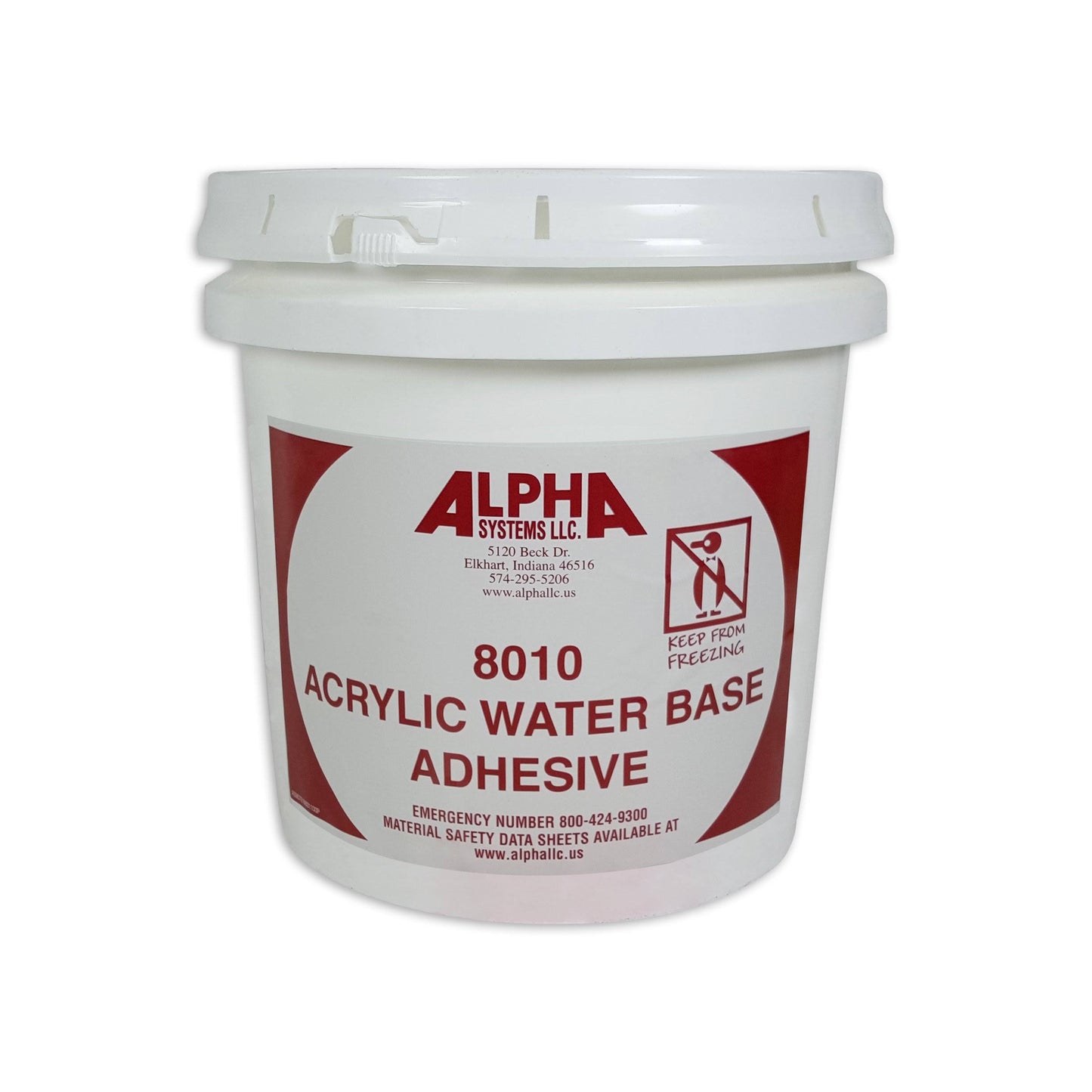 Alpha Systems 8010 Water-Based RV Rubber Roof Adhesive