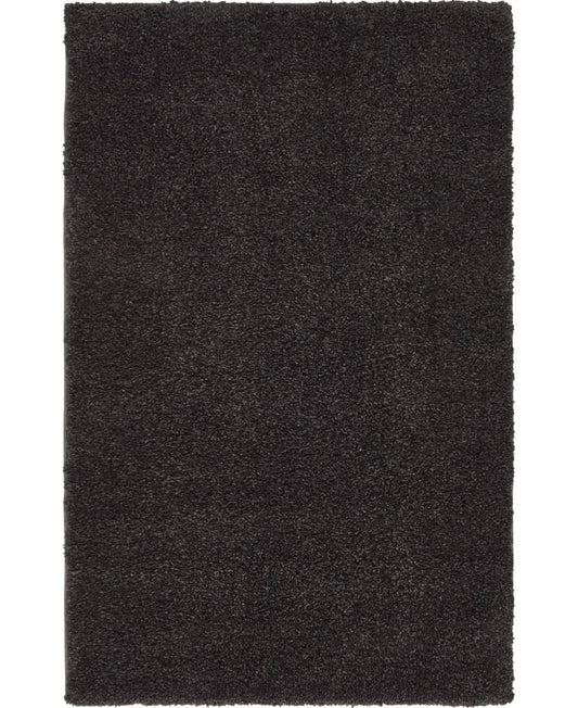 Unique Loom Calabasas Solo Rug, Charcoal (3 3 x 5 3)