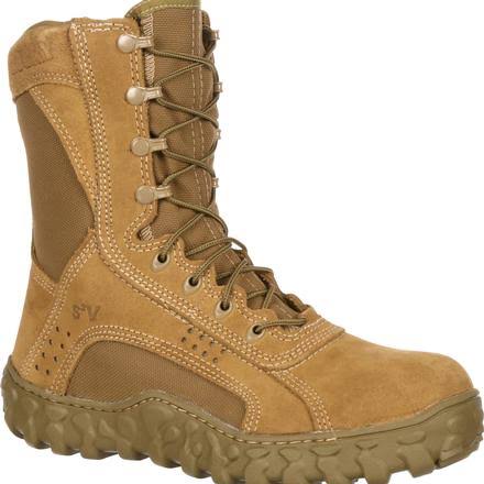 Rocky S2V Steel Toe Tactical Military Boot - Adult Size 7