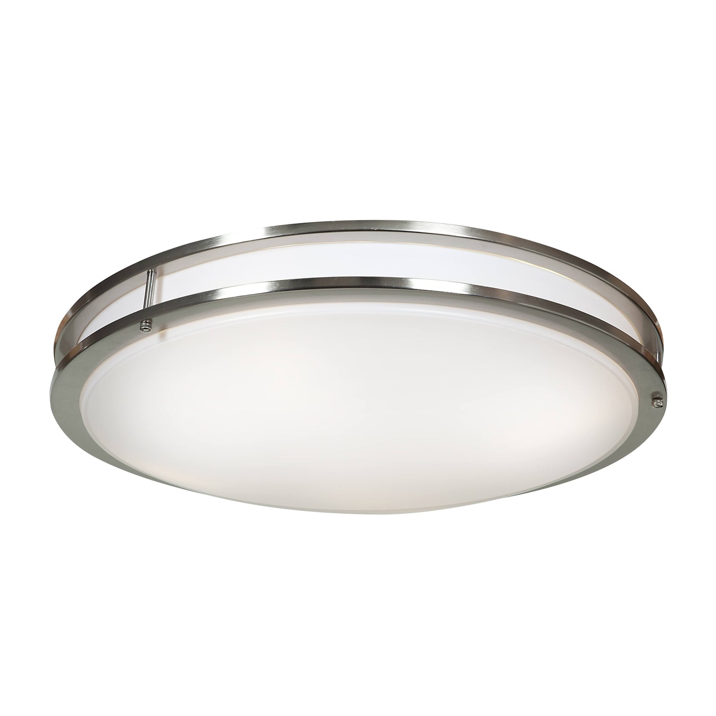 Access Lighting 20467gu-bs/acr Solero Flush Mount Light, Brushed Steel