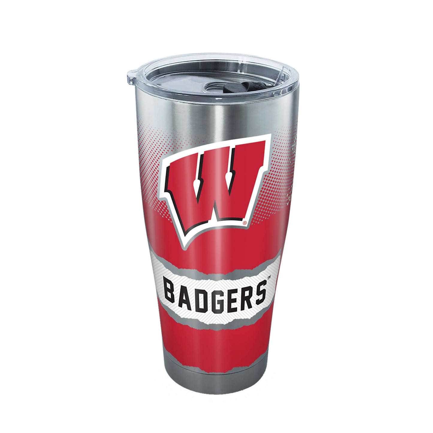 Tervis University of Wisconsin 30 oz. Knockout Stainless Steel Tumbler with Lid