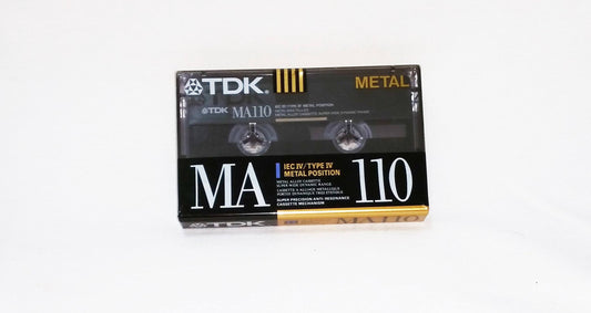 Tdk Ma 110 Metal Alloy Cassette Audio Type IV Metal Sealed Tape