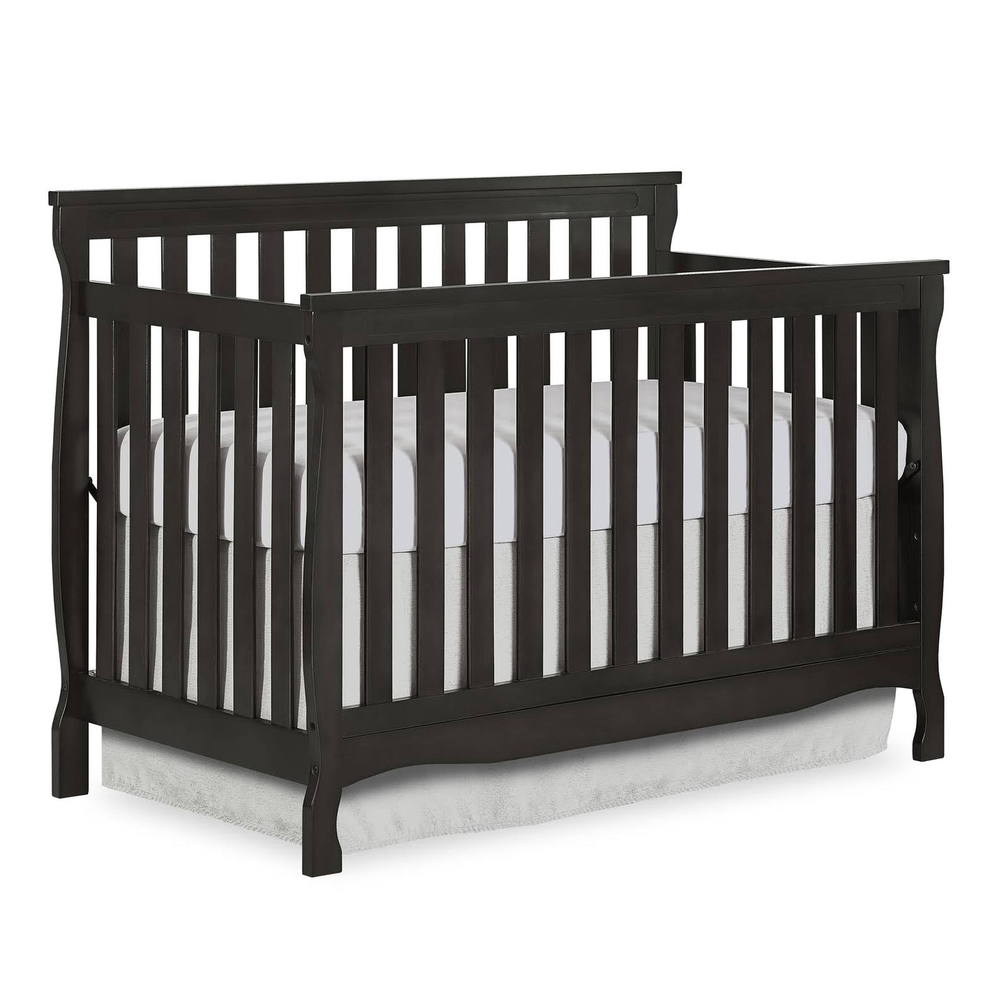 Dream on Me Keyport 5 in 1 Convertible Crib in Dark Brown