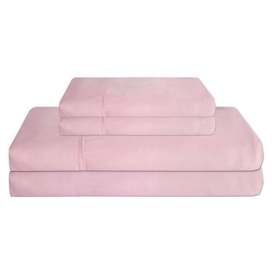 310 Thread Count Organic Cotton Super Sheet Set Queen in Blush