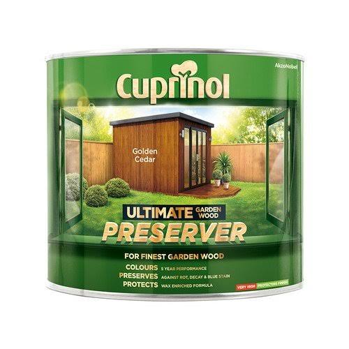 Cuprinol 5206069 Ultimate Garden Wood Preserver Golden Cedar 1 Litre