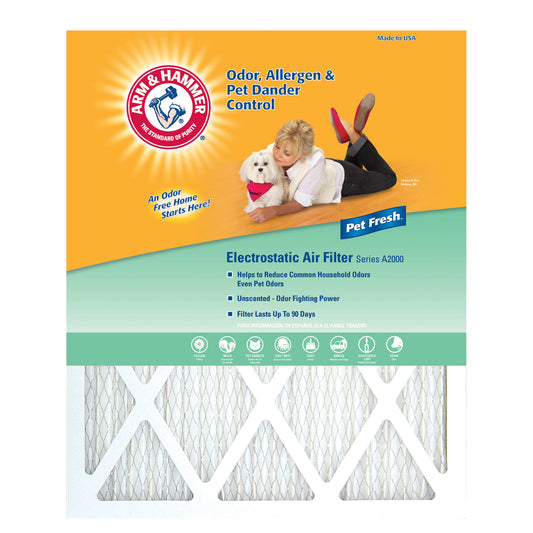 Arm Hammer AF-AH2025.4 20x25x1 Furnace Filter 4 Pack