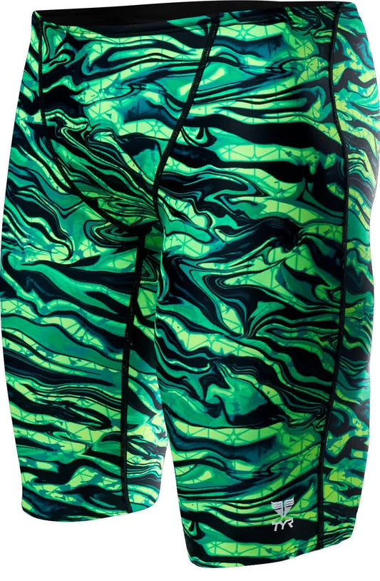 TYR SMIR7A Mens Miramar Jammer Swimsuit - Green, 28