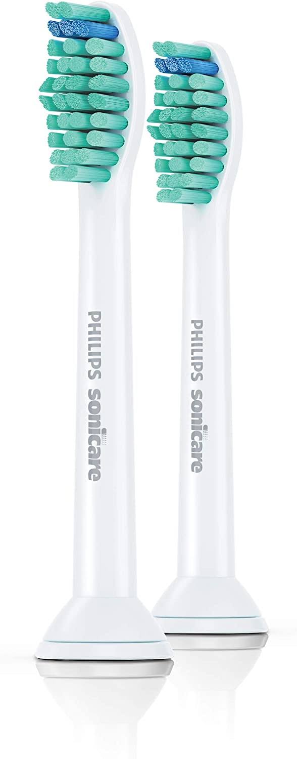 Philips Sonicare ProResults HX6012/07 Original Toothbrush Replacement Brush Heads Standard Pack of 2, White