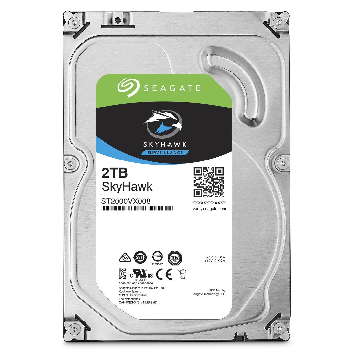 Seagate Skyhawk ST2000VX008 2 TB Internal Hard Drive