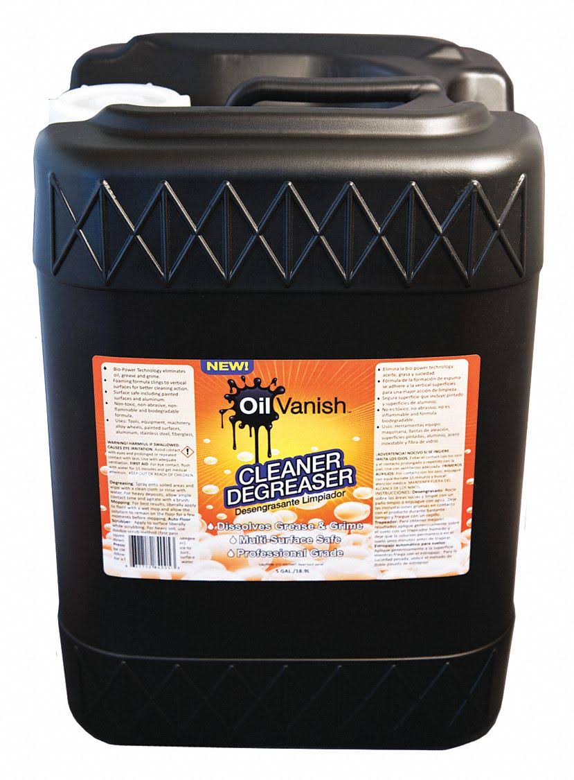 Oil Vanish 8505-005 Cleaner Degreaser, Pail, 5 gal.