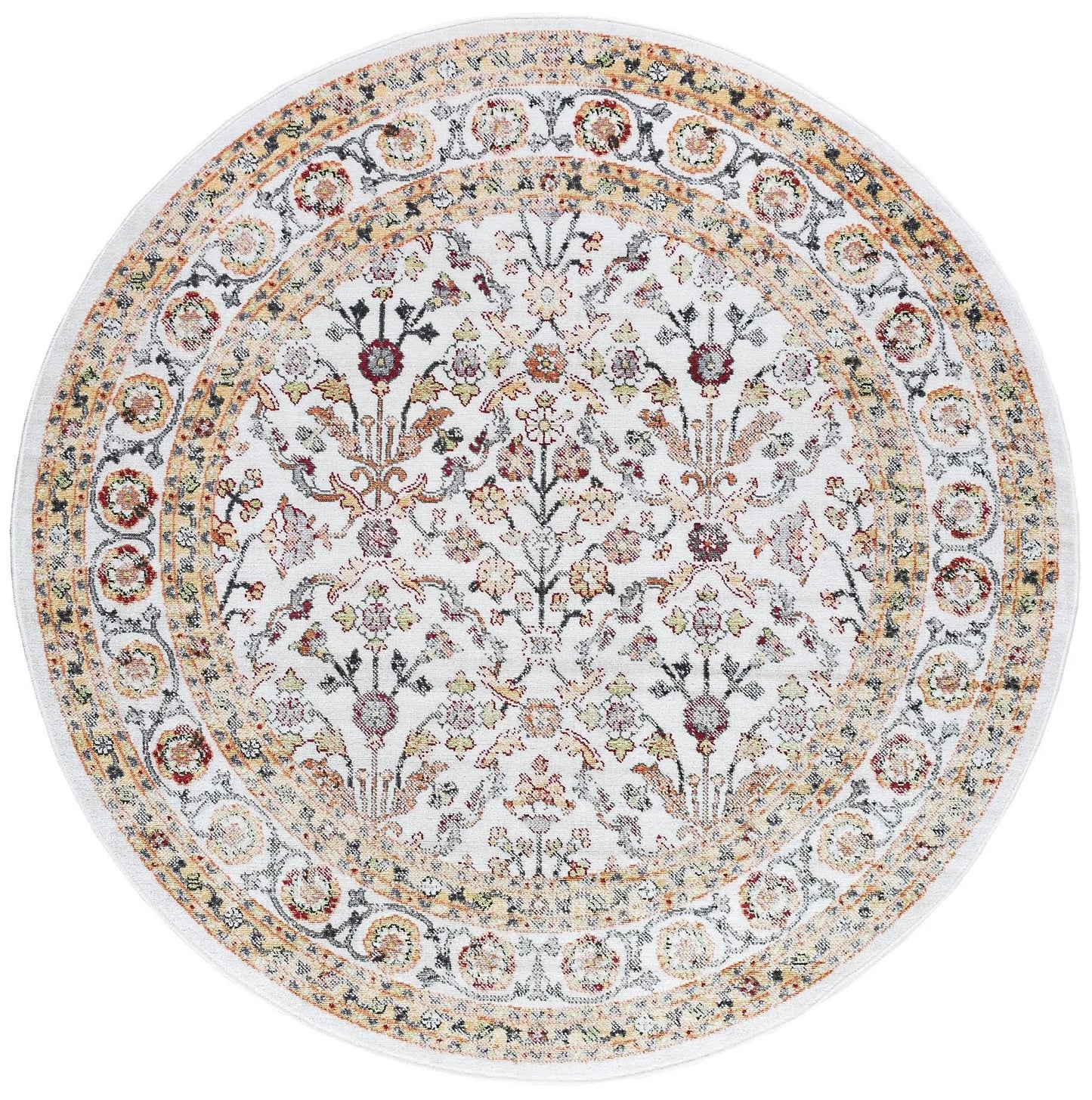 Tayse Milan Lucia Traditional Round Area Rug, 710