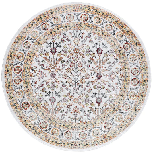 Tayse Milan Lucia Traditional Round Area Rug, 710