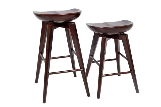 Boraam Ind. 24-Inch Bali Backless Swivel Counter Stool, Cappuccino