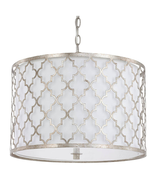 Capital Lighting 4545AS-582 - Ellis 3 Light Pendant, Antique Silver